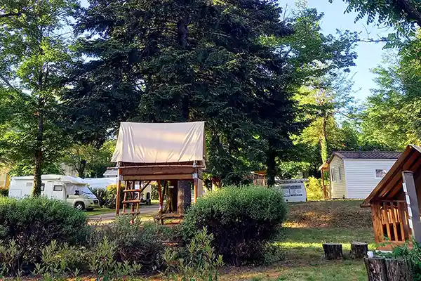 location vacances camping Les Vans